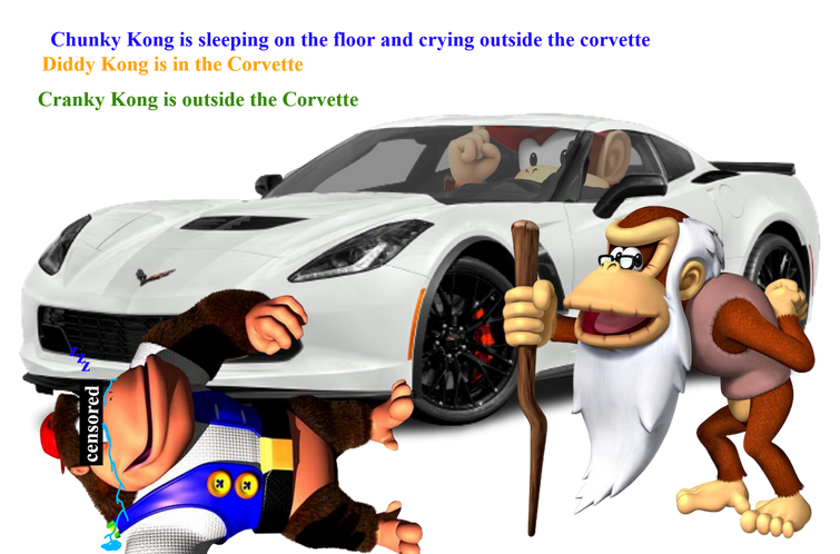 i-made-a-meme-about-diddy-kong-and-the-corvette-fandom