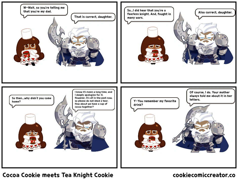 Cocoa Cookie meets Tea Knight Cookie Fandom
