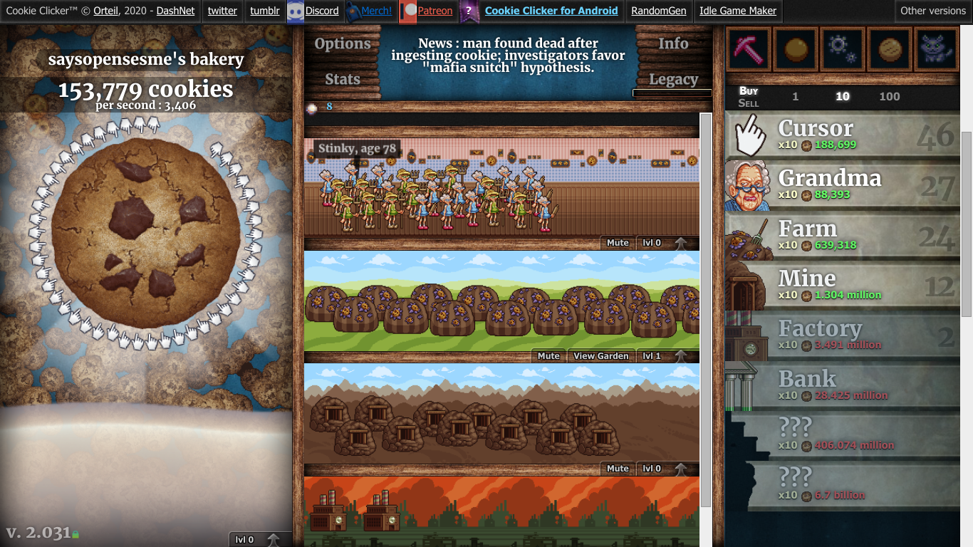 The Meaning of Life explained with Cookie Clicker 