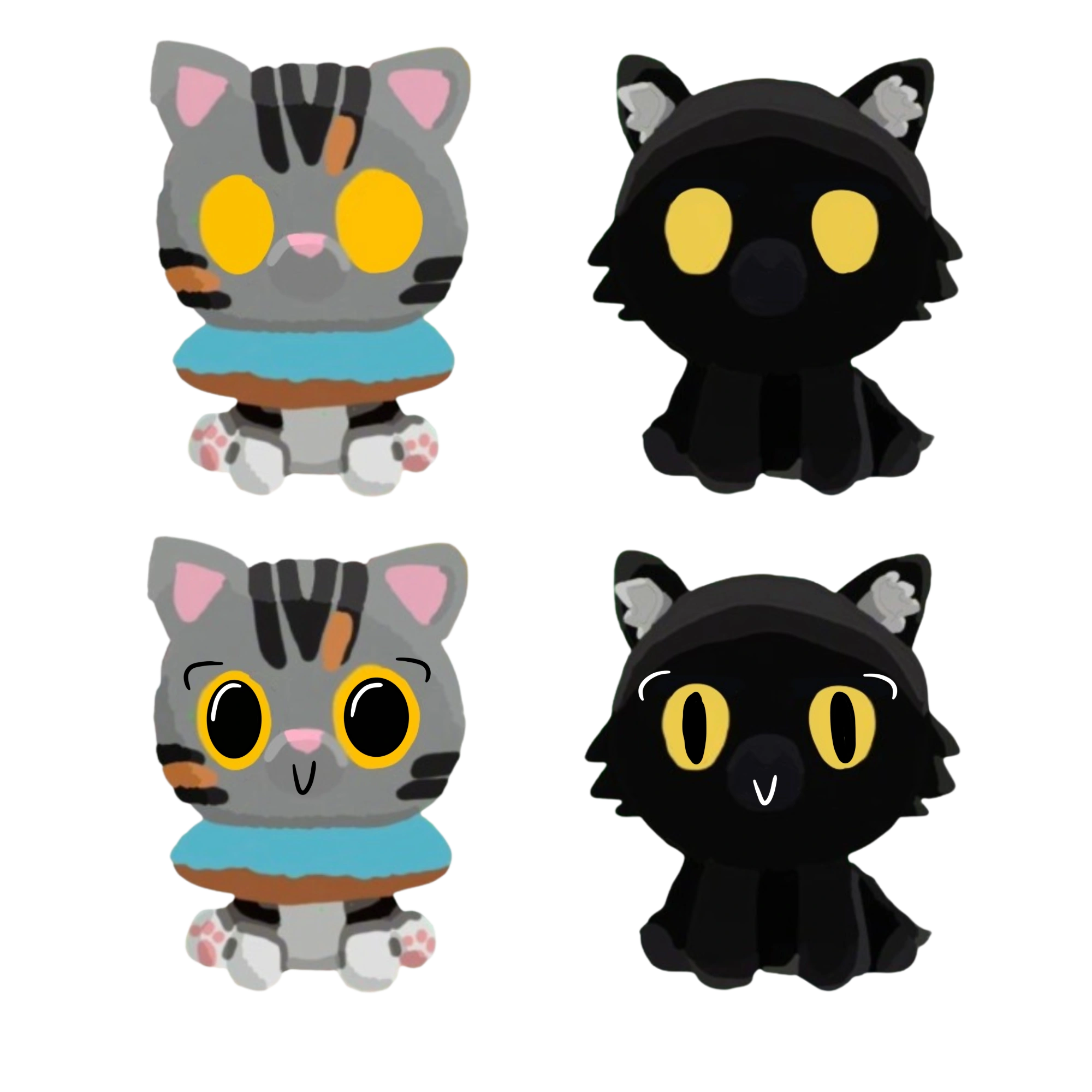 Ralph and bella plushies but animatable fandom