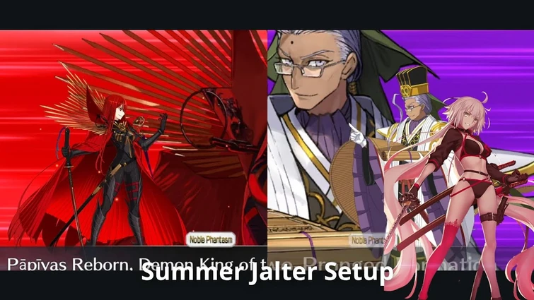 [FGO NA] Demon King Nobunaga Advanced Quest — Summer Jalter Setup