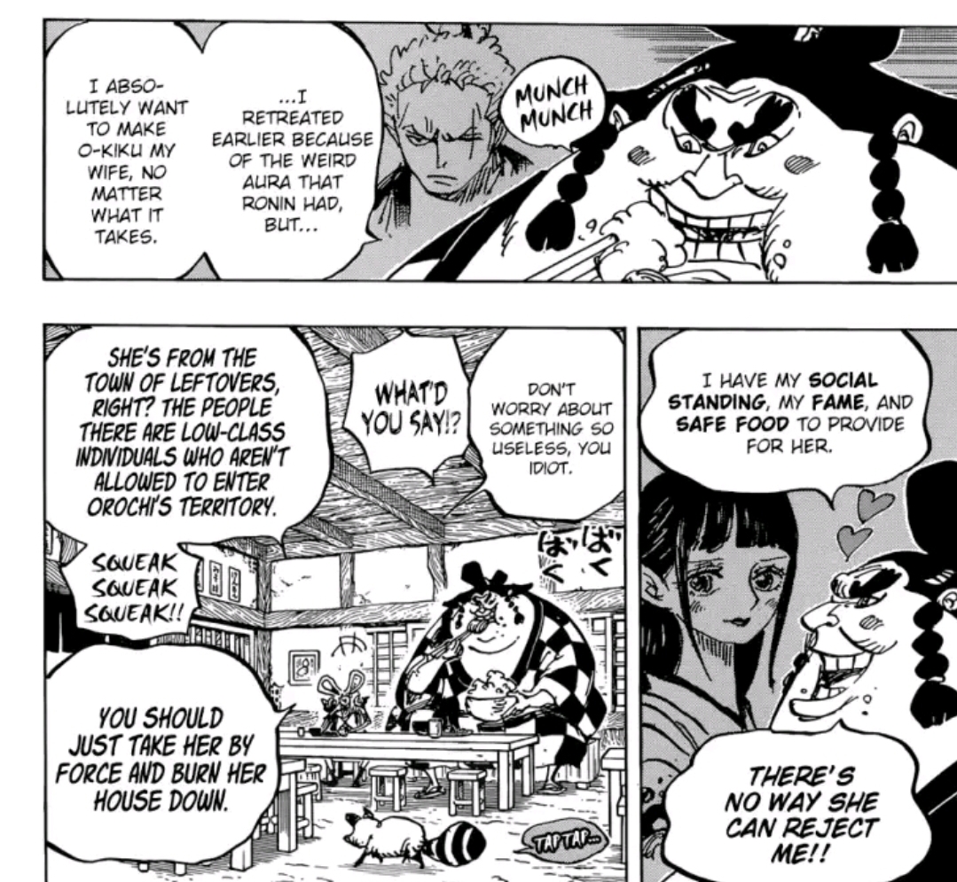 Why are people in denial about Enma the one giving Zoro the power