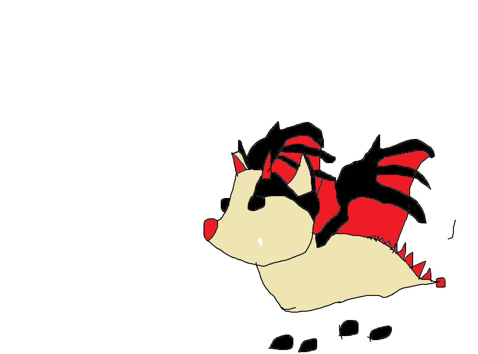 Bat Dragon Art sorry im bad at draw ; ;   Fandom