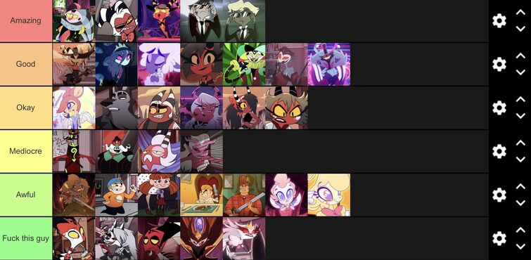 HelluvaBOOZ 🎃 on X: I made a tier list for if you'd agree to go on a  Starbucks date with HB characters. So. Have fun with this. I guess.  #HelluvaBoss  /