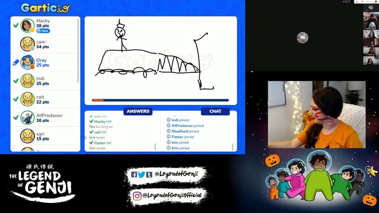 Legend of Genji Halloween Livestream 2020