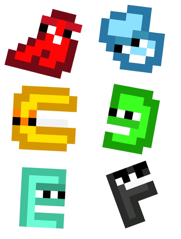 Pixel Art Alphabet Pixel Art Gambaran - vrogue.co