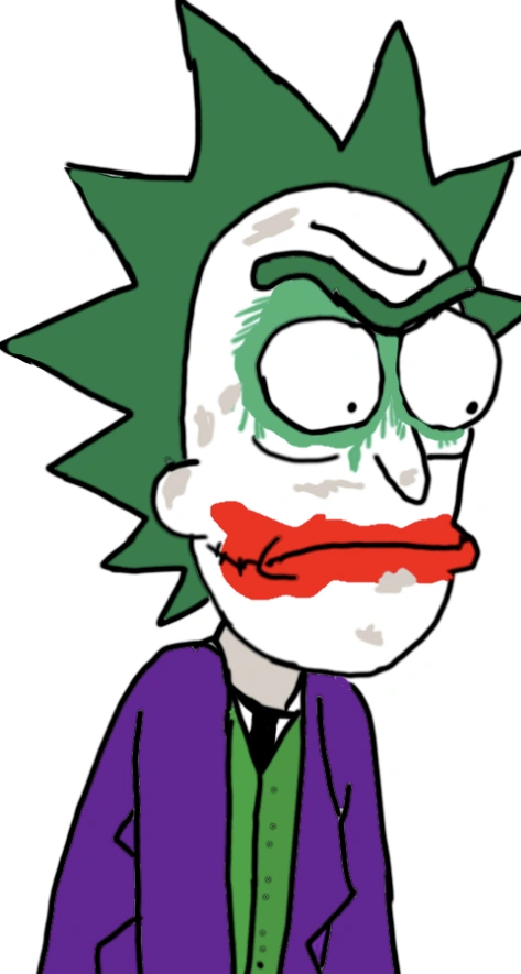 Рик Джокер в моём исполнении если хотите полный Арт то наберите 5 ...
