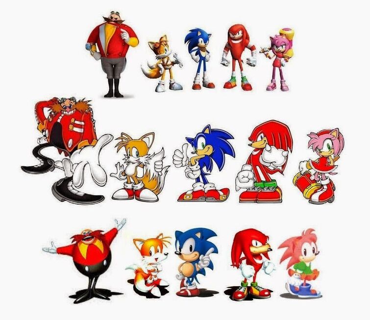 Sonic The Hedgehog 30th Anniversary - Sonic and the Gang’s Evolution ...