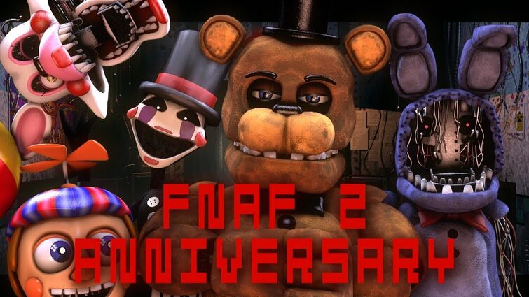 Happy Anniversary F.N.A.F. 2!!! (late sorry) by Freddydoom5 on
