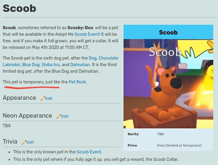 Seriously Fandom - scoob adopt me roblox