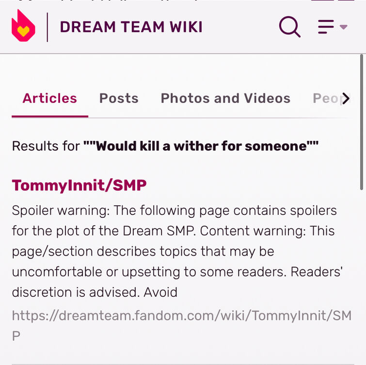 TommyInnit (SMP), Dream Team Wiki