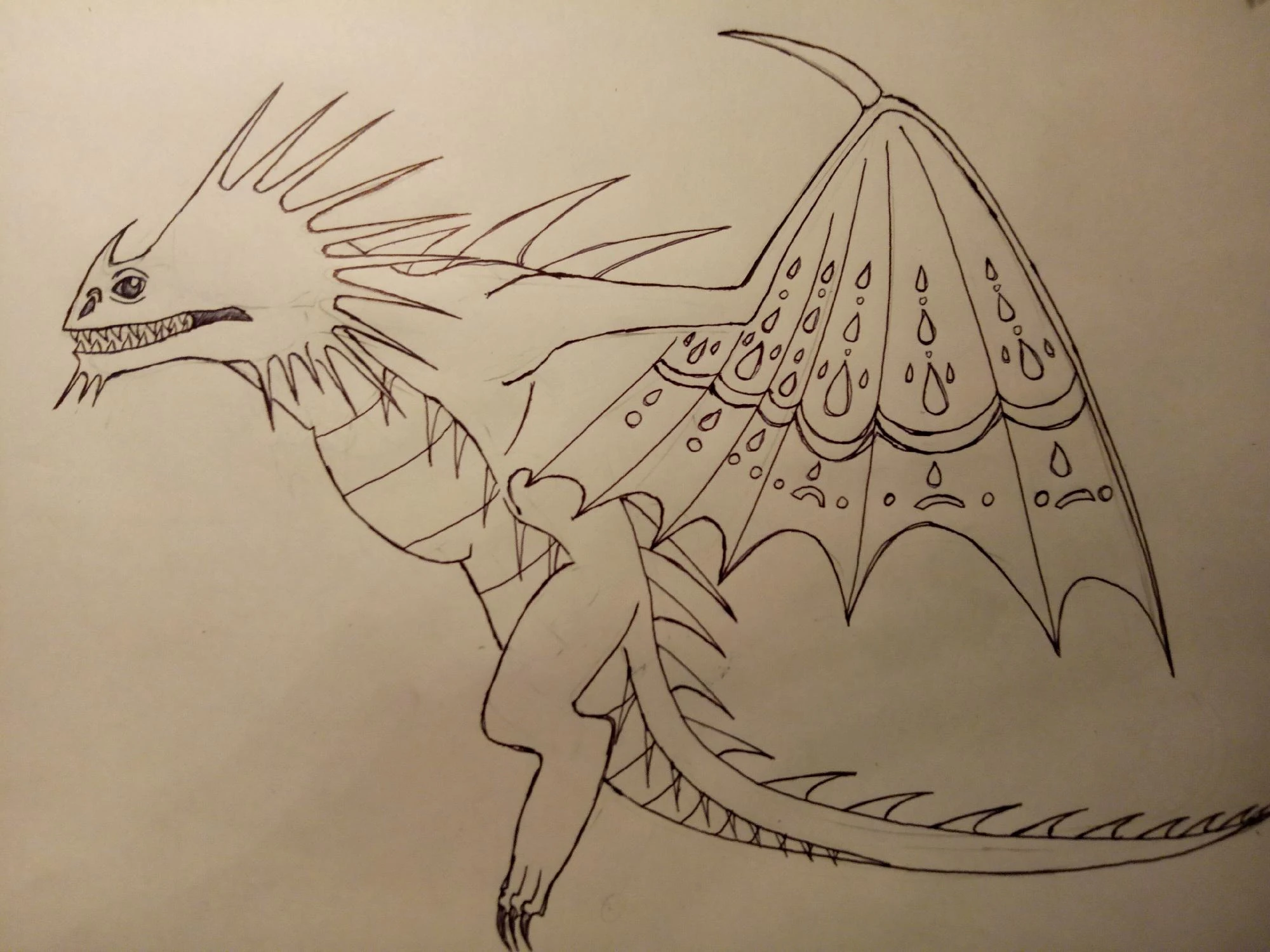 Рисовать дракон скрилл