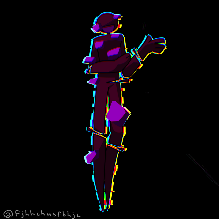 glitch fanart