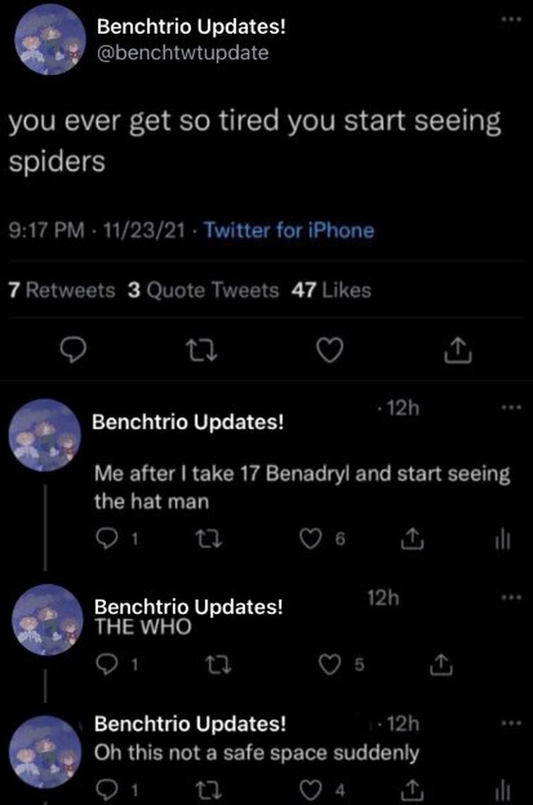Updating you on Benchtrio things! — Tubbo posted on Twitter!
