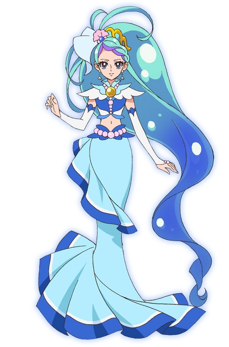 Spoiler of All Stars F!!!] Two Mermaid Precures (Cure Mermaid and