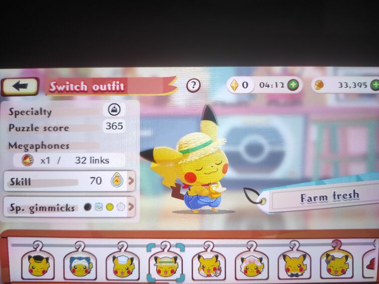 Pikachu ♂, Pokémon Café ReMix Wiki