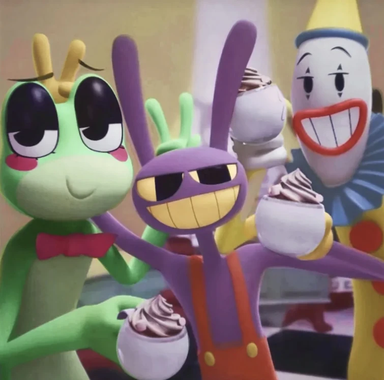 Found a colored version of the Ribbit Jax and Kaufmo photo | Fandom