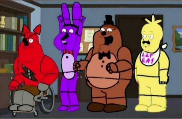 hey lois, remember when i cosplayed as FNAF?