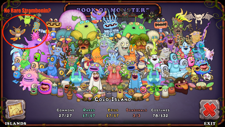 My Singing Monsters Collections 2023