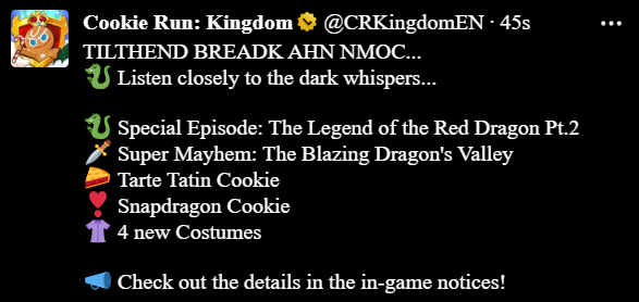 new cookie run update | Fandom