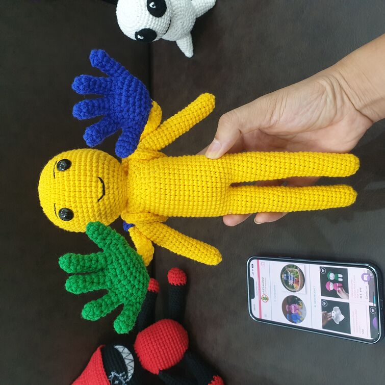 Grab Pack Handmade, Grab pack poppy playtime Crochet