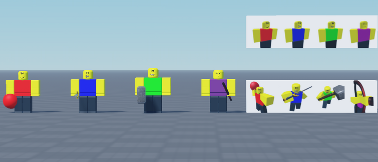 Bloxxer Noobs, Typical Colors 2 Wiki