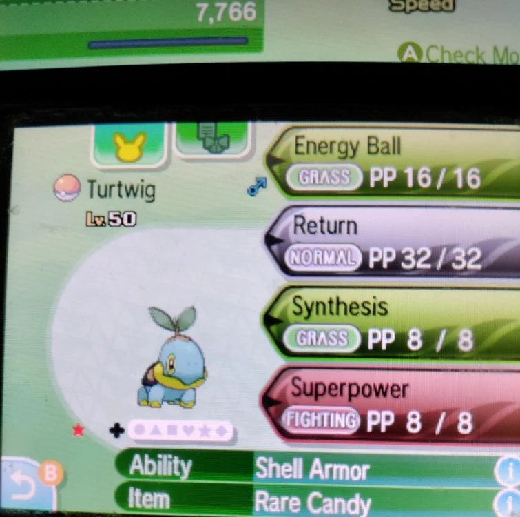 Guys I Was On The Gts And I Got A Shiny Turtwig Fandom