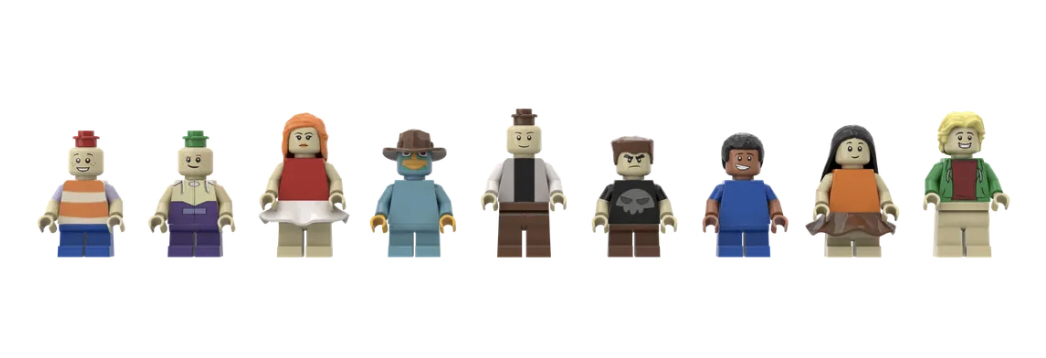 lego phineas and ferb minifigures