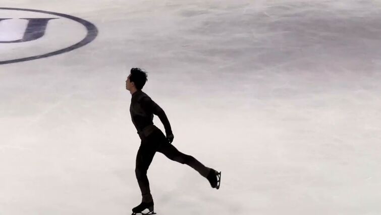 2025 European Championships Adam Siao Him Fa free program practice 01/02/2025 Tallinn, EST