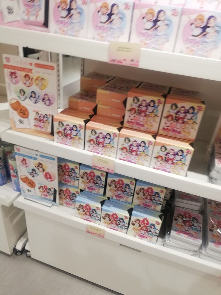 I went to Precure Pretty Store in Kitasenju MARUI in Tokyo (March