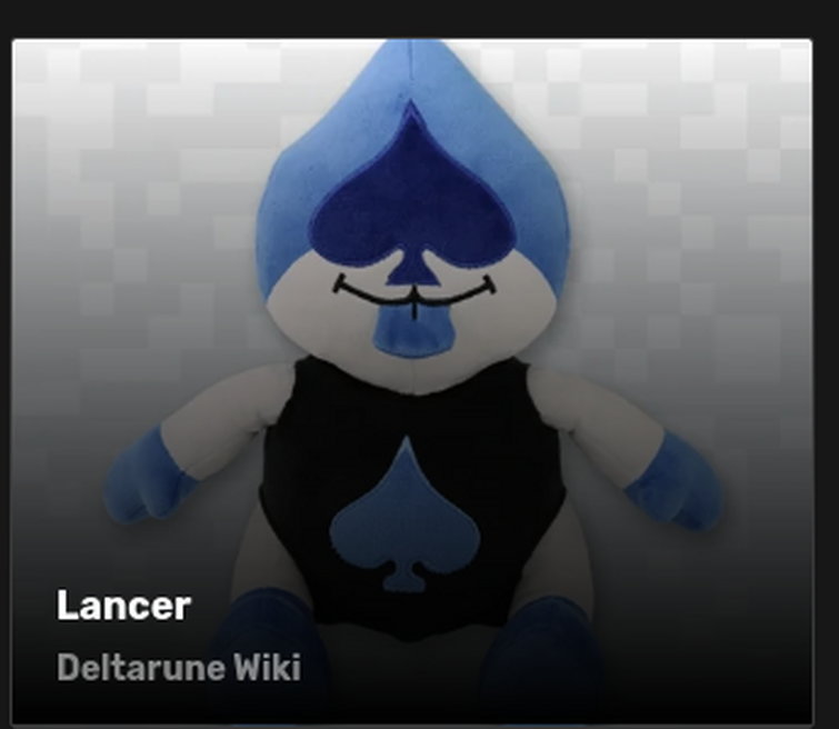 Deltarune lancer best sale plush