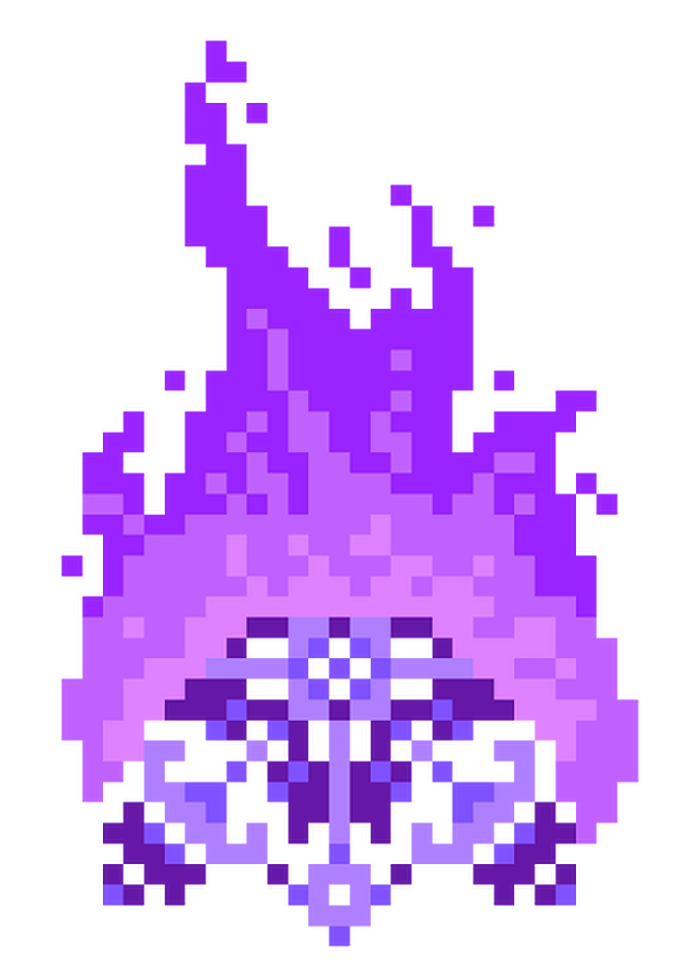 Pixel purple