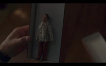 Brian opening box w/ David doll