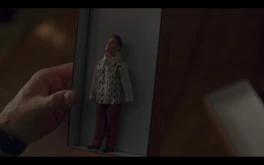 Brian opening box w/ David doll