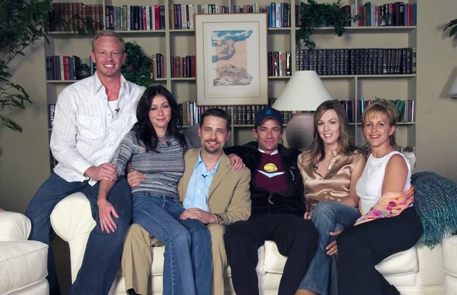 The cast at the 2003 reunion