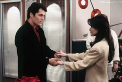 Stuart surprises Brenda on Valentine's Day 1994.