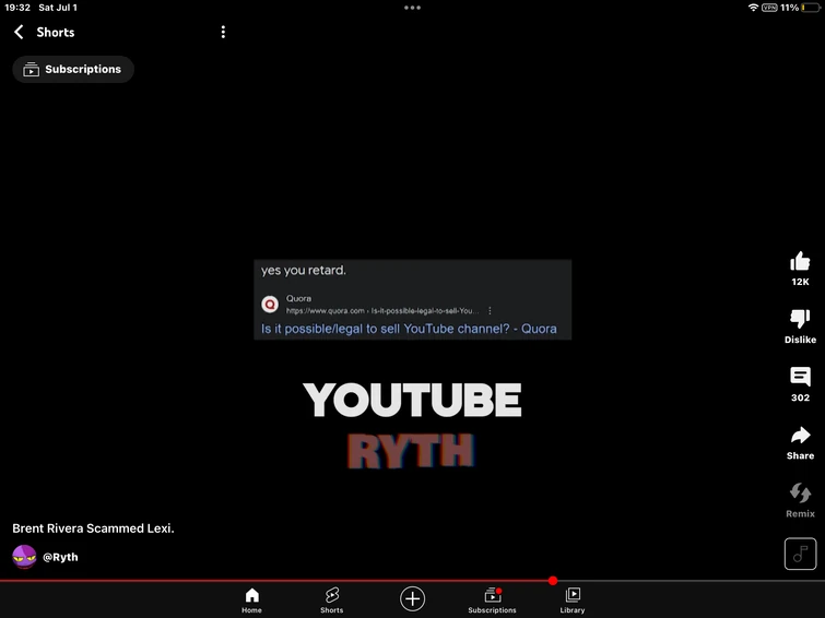 Ryth, you moron. | Fandom