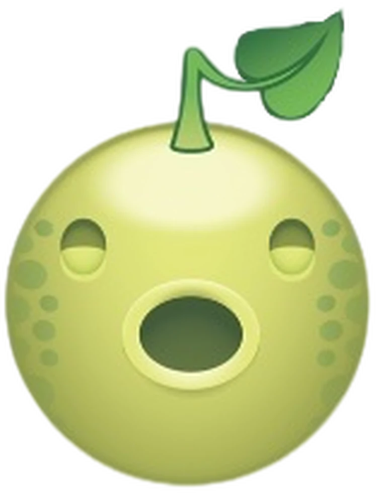 this spunge emoji is literally just peashooter from the plants vs