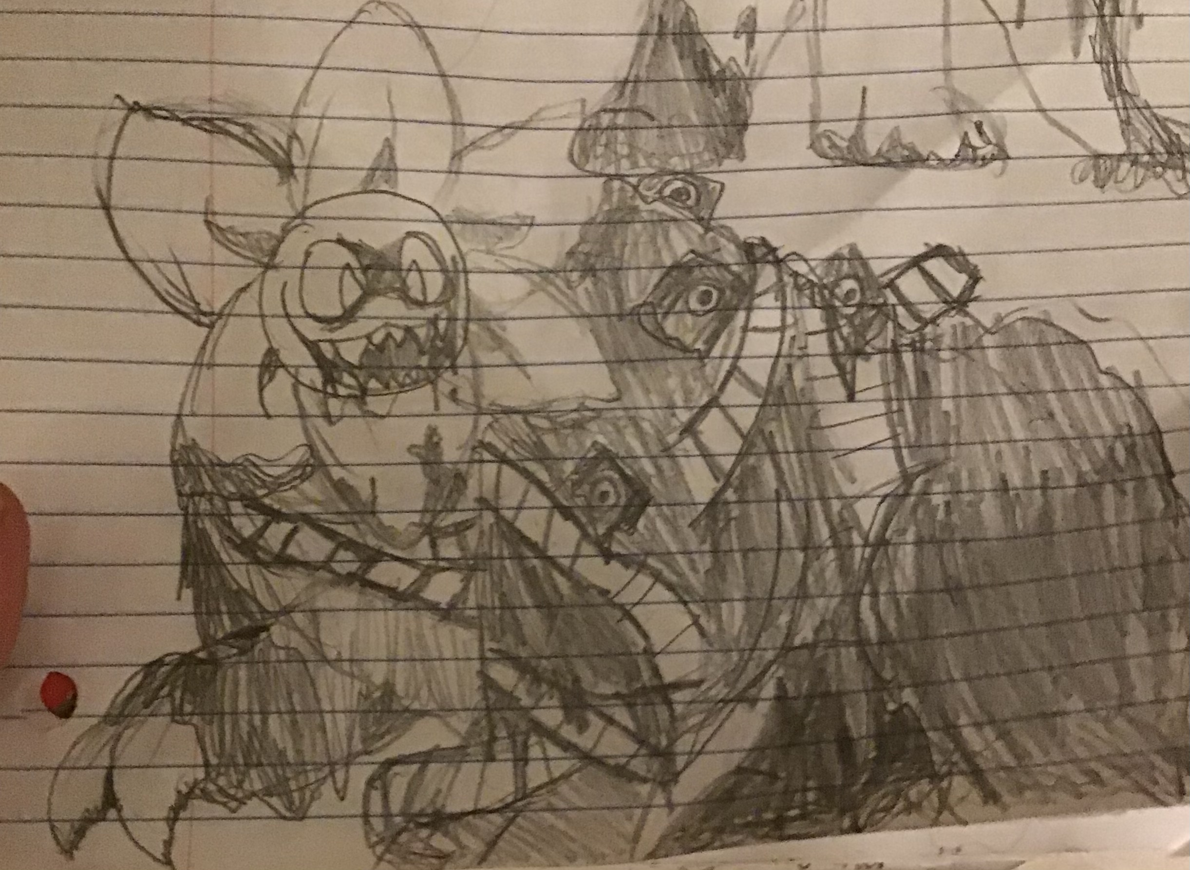 Twisted dandy I drew in class, I was bored, and started sketchin, and ...