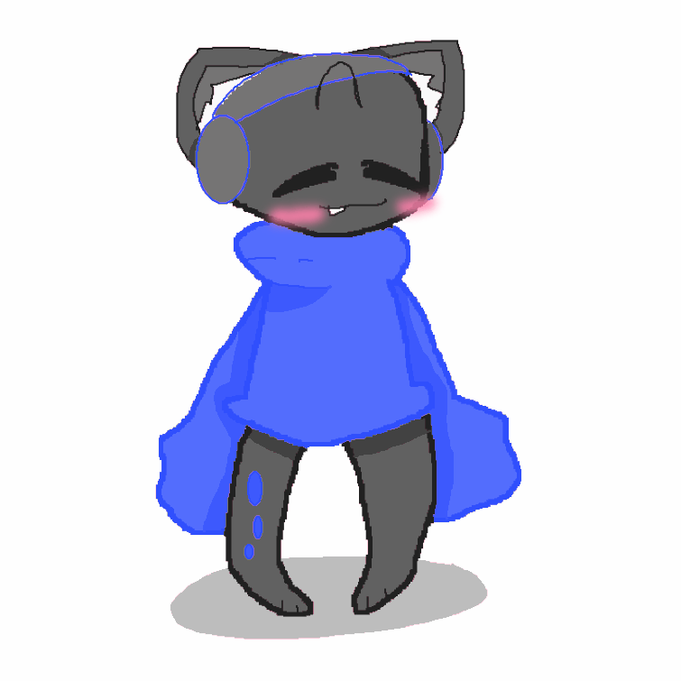 chibi jammer in a hoodie