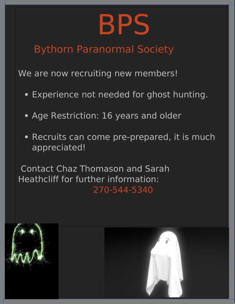 bythorne paranormal society - Mandela catalogue | Poster