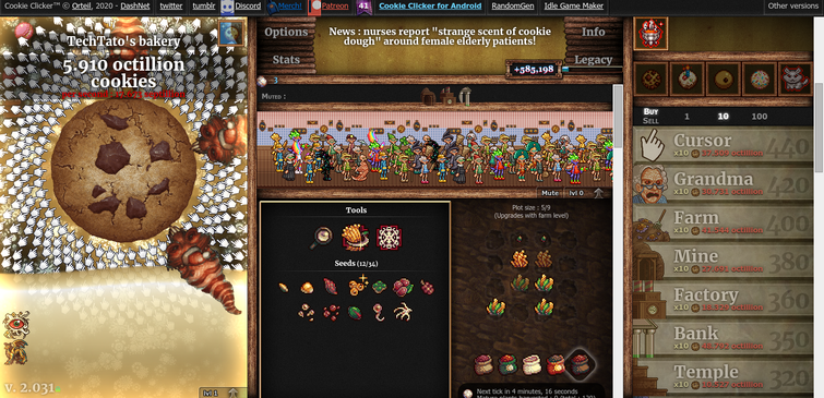 Cookie Clicker - PCGamingWiki PCGW - bugs, fixes, crashes, mods