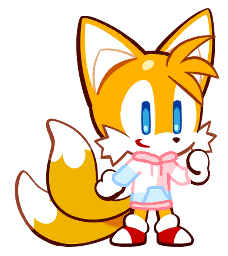 Tails run. Tails cookie. Sonic cookie. 2 Tails hair.