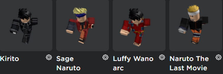 Hey Guys Would You Like Me To Post All My Avatar Anime Charcters Somewhere Fandom - naruto roblox avatar
