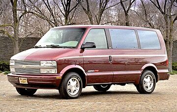 Red chevy astro van sale