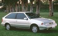 1992-1993 Hyundai Excel 2-door hatchback