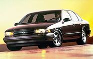 Front view of the 1996 Chevrolet Impala