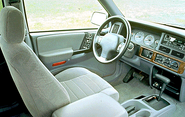 Interior of a 1996 Jeep Grand Cherokee Laredo