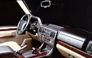 Interior of the Land Rover Range Rover County