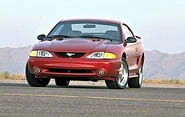 Front view of the 1996 Ford Mustang Cobra coupe
